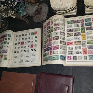 Vintage Stamp Collection Album